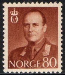 1958  Freimarke: König Olaf V.