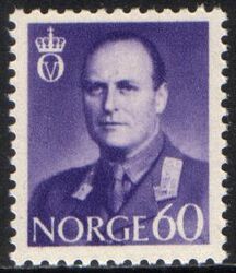 1962  Freimarke: Knig Olaf V.