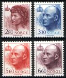 1992  Freimarken: König Harald V. und Königin...