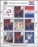 Paraguay 1989  Olympische Winterspiele Albertville