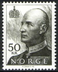1992  Freimarke: König Harald V.