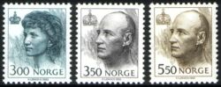 1993  Freimarken: König Harald V. und Königin Sonja