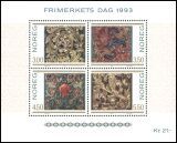 1993  Tag der Briefmarke - norwegische Holzschnitzkunst