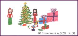 1990  Weihnachten: Kinderzeichnungen - Markenheftchen