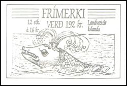 1988  Figuren aus dem Staatswappen - Markenheftchen