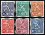 1963  Freimarken: Wappenlöwe auf liniertem Grund