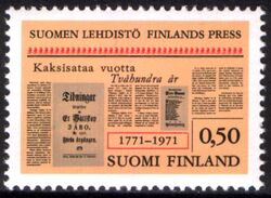 1971  200 Jahre Finnische Presse