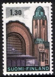 1971  Freimarke - Bahnhof Helsinki