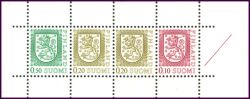 1983  Freimarken: Staatswappen - Heftchenblatt