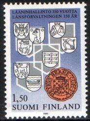 1985  350 Jahre Bezirksverwaltung in Finnland