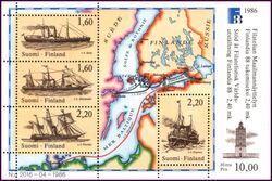 1986  Internationale Briefmarkenausstellung FINLANDIA `88