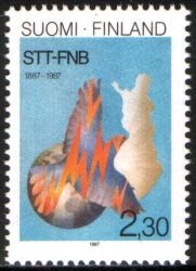 1987  100 Jahre Finnische Nachrichtenagentur