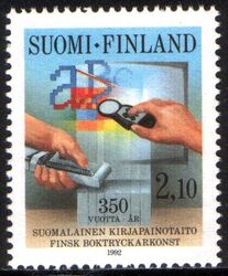 1992  350 Jahre Buchdruck in Finnland
