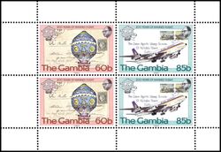 Gambia 1983  200 Jahre Luftfahrt