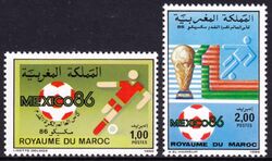 Marokko 1986  Fuball-Weltmeisterschaft in Mexico