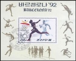 Korea-Nord 1991  Olympische Spiele in Barcelona 1992