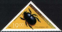 1995  Internationale Briefmarkenausstellung FINLANDIA `95 - Mistkäfer