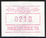 1991  Automatenmarken: Jugend-Briefmarkenausstellung...