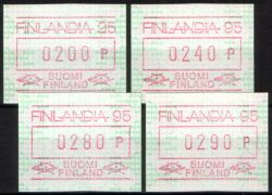 1994  Automatenmarken - Intern. Briefmarkenausstellung FINNLANDIA `95