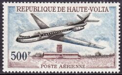 Obervolta 1968  Düsenflugzeug "Caravelle"