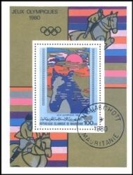 Mauretanien 1980  Olympische Sommerspiele in Moskau