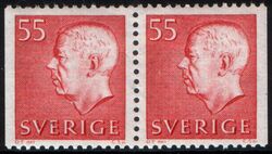 1969  Freimarke: Knig Gustaf VI. Adolf