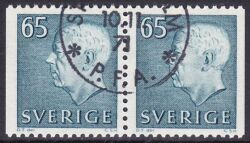 1971  Freimarke: König Gustaf VI. Adolf