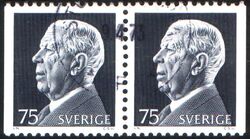 1972  Freimarken: Knig Gustaf VI. Adolf
