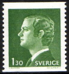1976  Freimarke: König Carl XVI. Gustaf