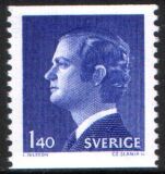 1977  Freimarke: Knig Carl XVI. Gustaf