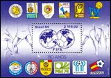Brasilien 1984  80 Jahre Internationaler Fußballverband...