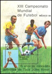 Brasilien 1985  Fuball-Weltmeisterschaft 1986 in Mexiko