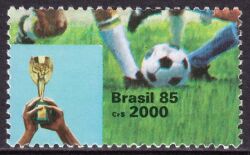 Brasilien 1985  Fußball-Weltmeisterschaft 1986 in Mexiko