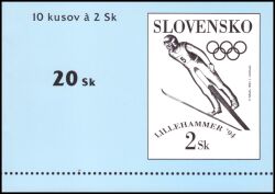 1994  Olympische Spiele in Lillehammer - Markenheftchen