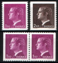1980  Freimarken: König Carl XVI. Gustaf
