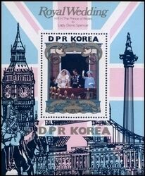 Korea-Nord 1981  Hochzeit Lady Diana