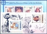 Korea-Nord 1982  Geburtstag Lady Diana - Block...