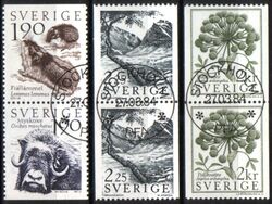 1984  Freimarken: Fauna u. Flora der schwedischen Bergwelt