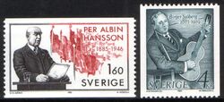 1985  Geburtstag von Per Albin Hansson und Birger Sjberg