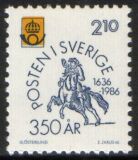 1986  350 Jahre Schwedische Post