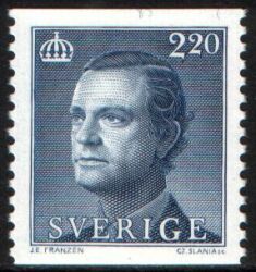 1988  Freimarke: Knig Carl XVI. Gustaf