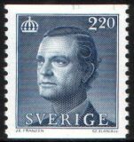 1988  Freimarke: König Carl XVI. Gustaf