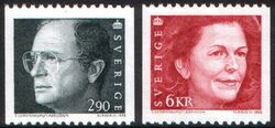 1993  Freimarken: Knig Carl XVI. Gustaf und Knigin Silvia