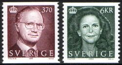 1995  Freimarken: Knig Carl XVI. Gustaf und Knigin Silvia