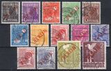 1949  Freimarken: Rotaufdruck  Berlin - kompl.