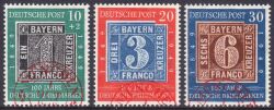 1949  100 Jahre Deutsche Briefmarken - Satz