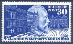 1949  75 Jahre Weltpostverein (UPU)