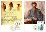 1984  Internationale Briefmarkenausstellung STOCKHOLMIA `86 - Maximumkarte