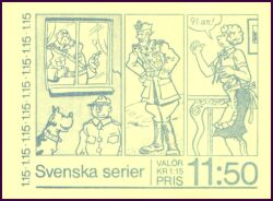 1980  Schwedische Comicfiguren - Markenheftchen