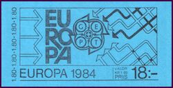 1984  Europa: Konferenz fr das Post- und Fernmeldewesen - Markenheftchen